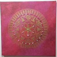 Něžná Muladhara - mandala pro 1. čakru